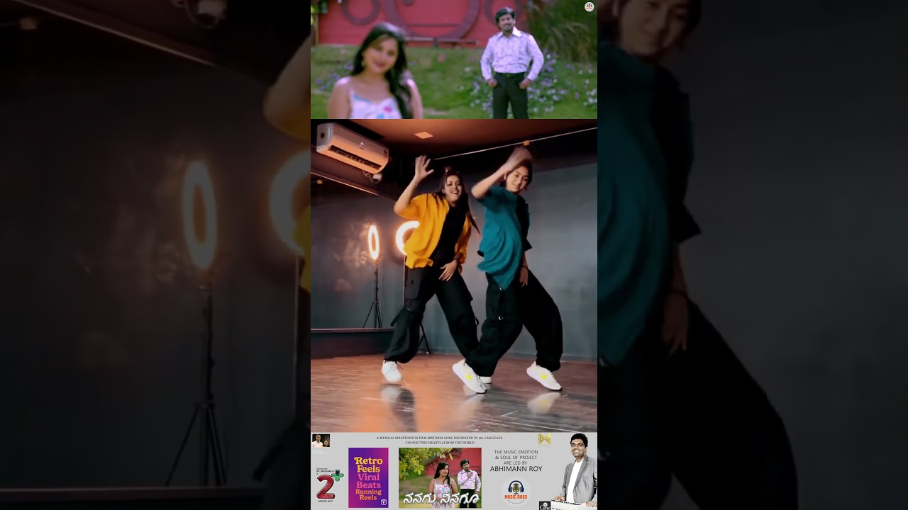 Nanagu Ninagu Retro Song | Abhimann Roys music | Dr VARADARAJU |Latest Reels