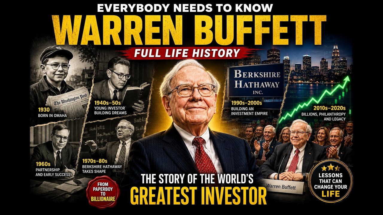 Warren Buffett Full Live History Documentary 2026  How Warren Buffett Made His Fortune