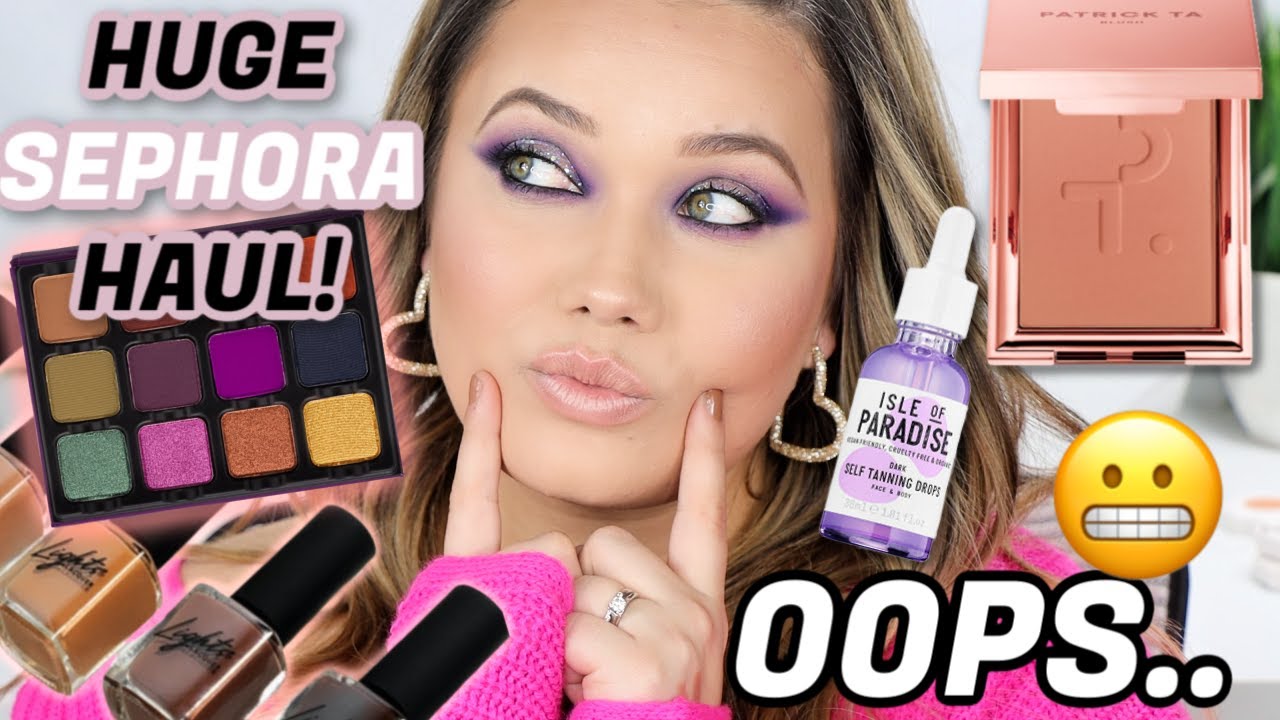 HUGE SEPHORA HAUL! Makeup + Hair + Nail Polish!