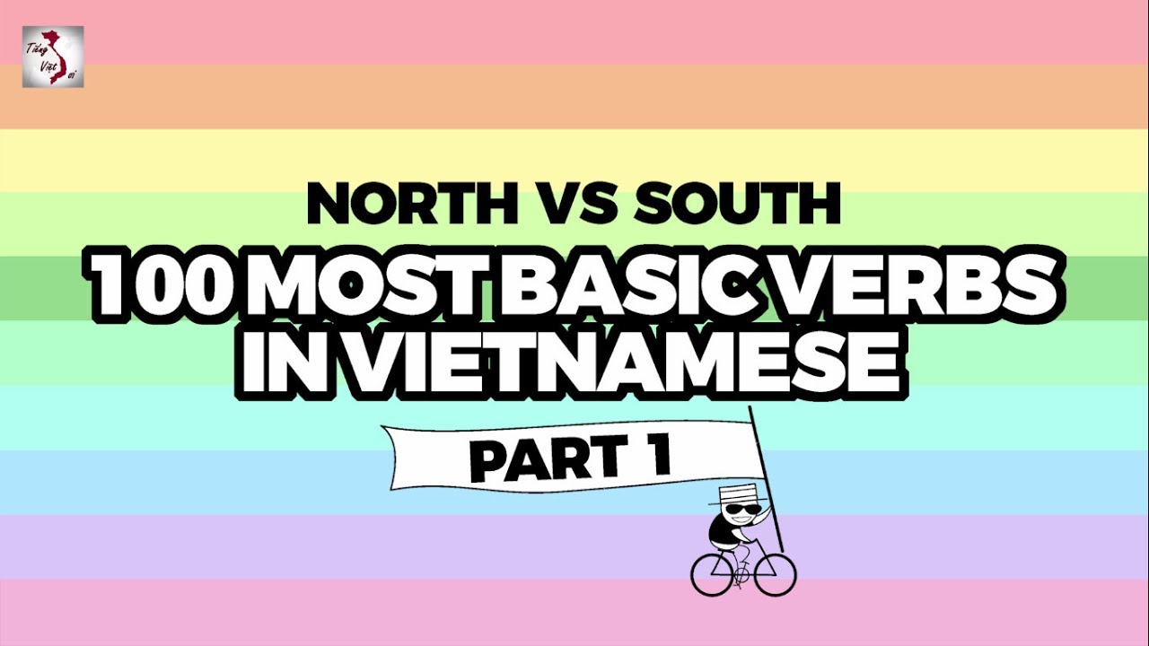 Learn Vietnamese with TVO | North vs South: 100 Most Common Verbs