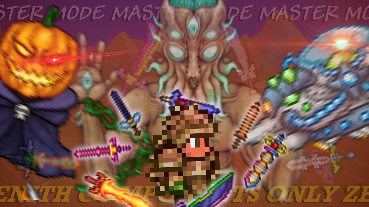 Can You Beat MASTER MODE Terraria With ONLY ZENITH COMPONENTS?