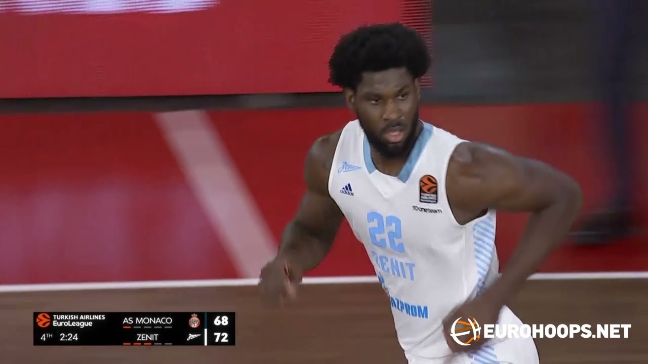 AS Monaco-Zenit St Petersburg 74-85: Jordan Loyd (20 points)