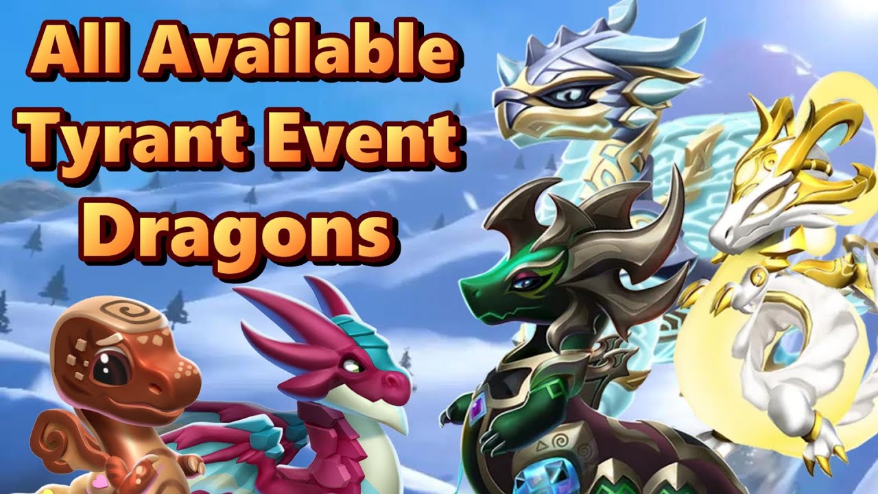 All TYRANT EVENT Dragons Revealed! Tyrant Altar + Weekly Tyrant Chest Rewards - DML #1774