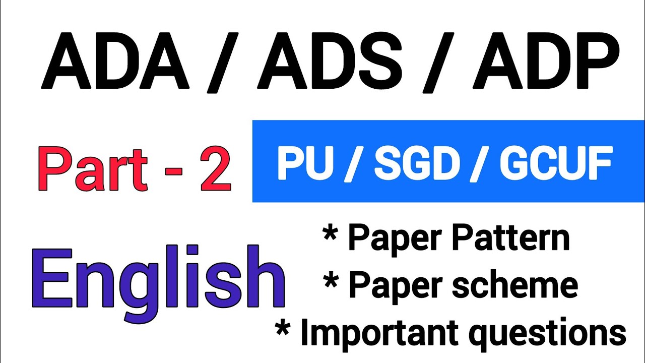 BA part 2 English paper pattern 2025 / important questions/ paper scheme