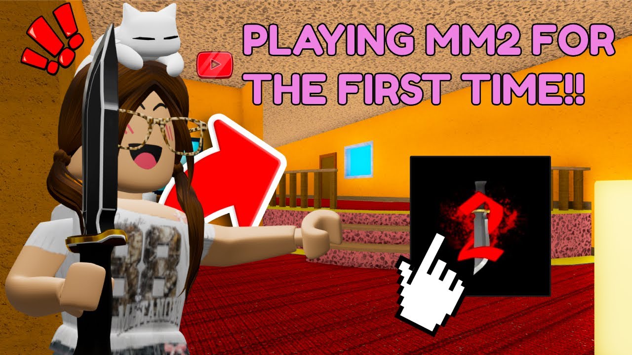 I PLAYED MM2 FOR THE FIRST TIME!! (Murder Mystery 2)