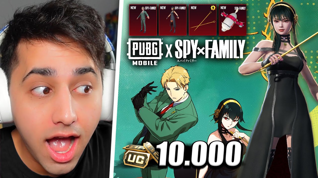 SPY FAMILY X PUBGM 🔥 اسکین های انیمه خانواده جاسوس