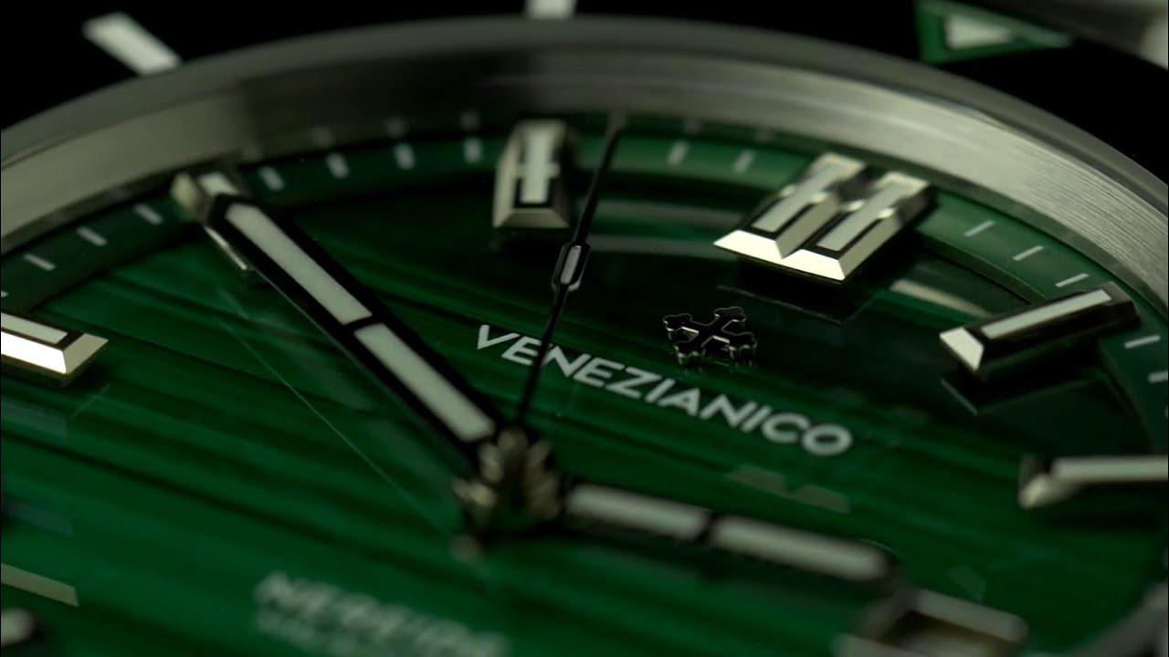 This Stone dial is AMAZING!! Venezianico Nereide Malachite