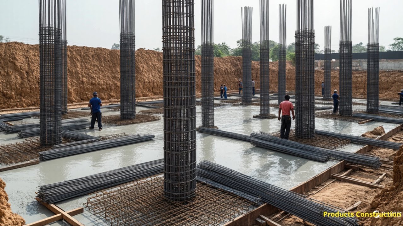 Discover Secret Under The Floor: Install The Foundation Steel Correctly, Every Iron Bar Has a Reason