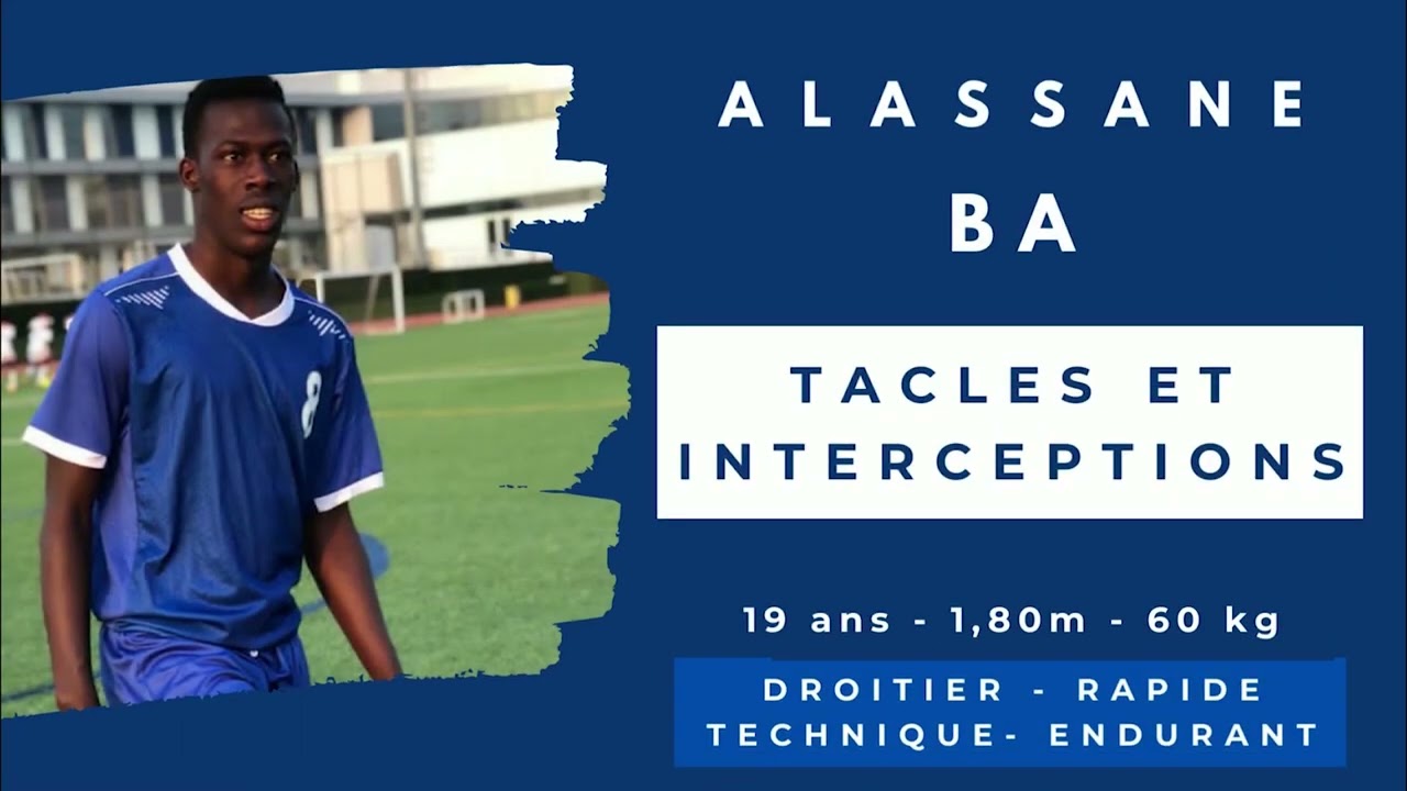 COMPILATION ACTIONS ALASSANE BA 2022 | FOOTBALLEUR PROFESSIONNEL