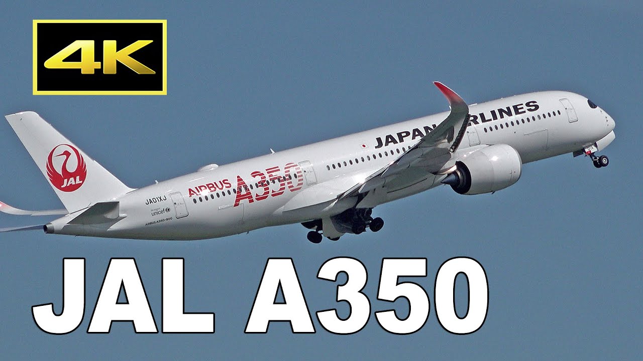 [4K] JAL Airbus A350-900 Landing, Push Back, Take Off at Tokyo Haneda Airport / 日本航空 羽田空港