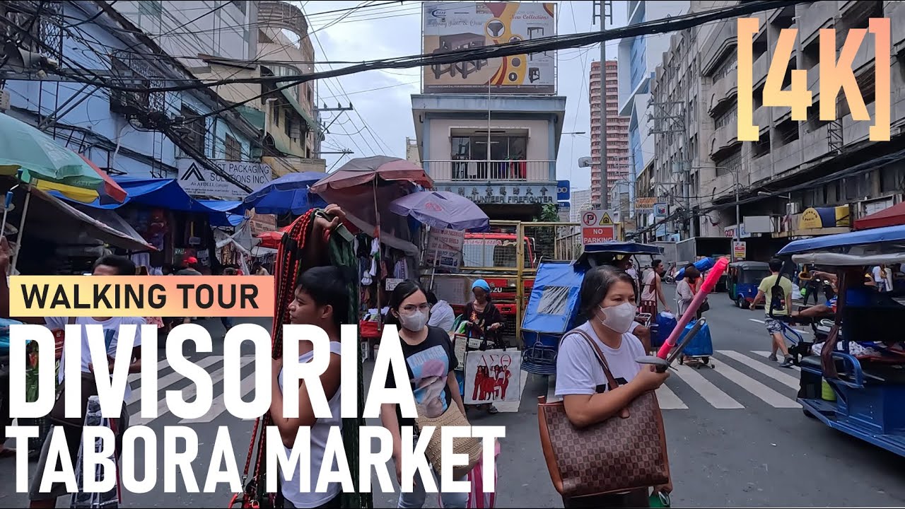 Divisoria Manila, Tabora Market Walk Tour 2023