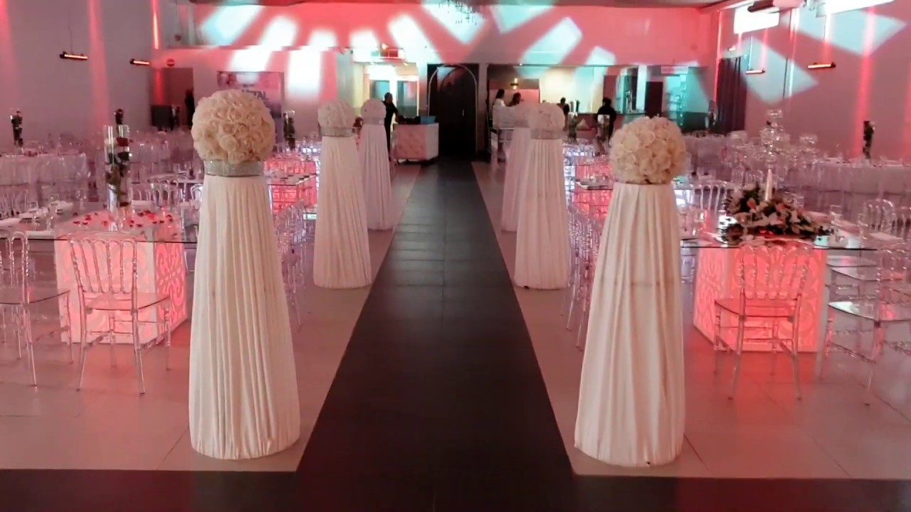Le Crystal Reception mariage avec entré des mariés original