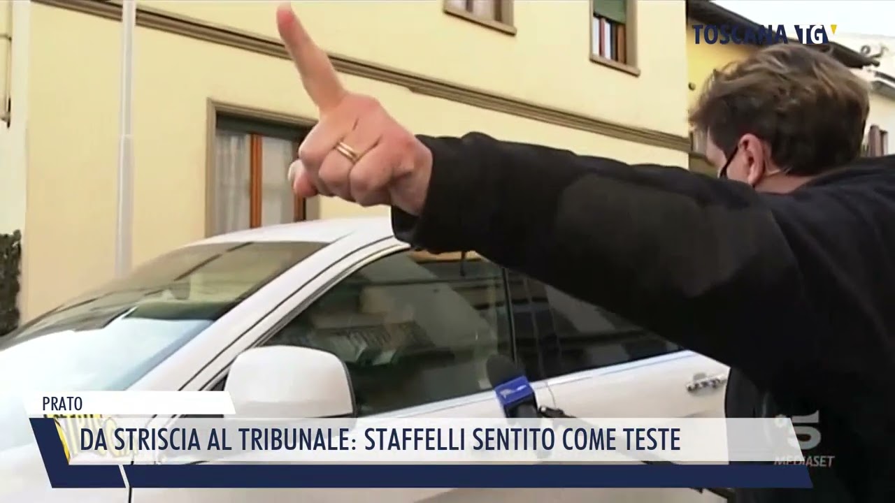 2023-12-21 PRATO - DA STRISCIA AL TRIBUNALE, STAFFELLI SENTITO COME TESTE