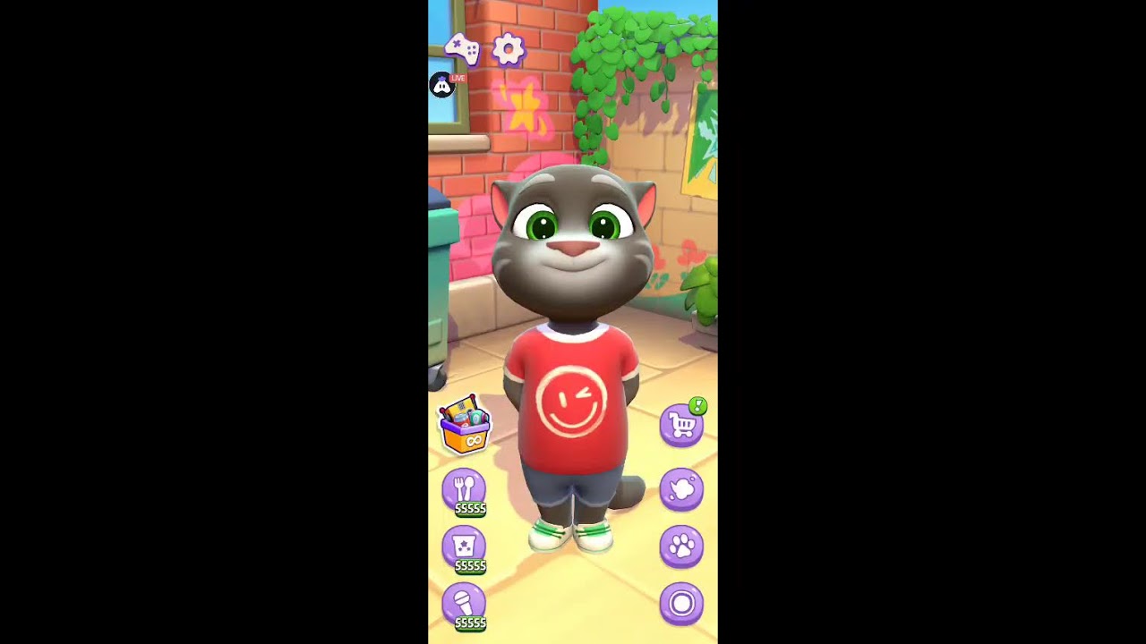Hilarious Talking tom live no 4 #live