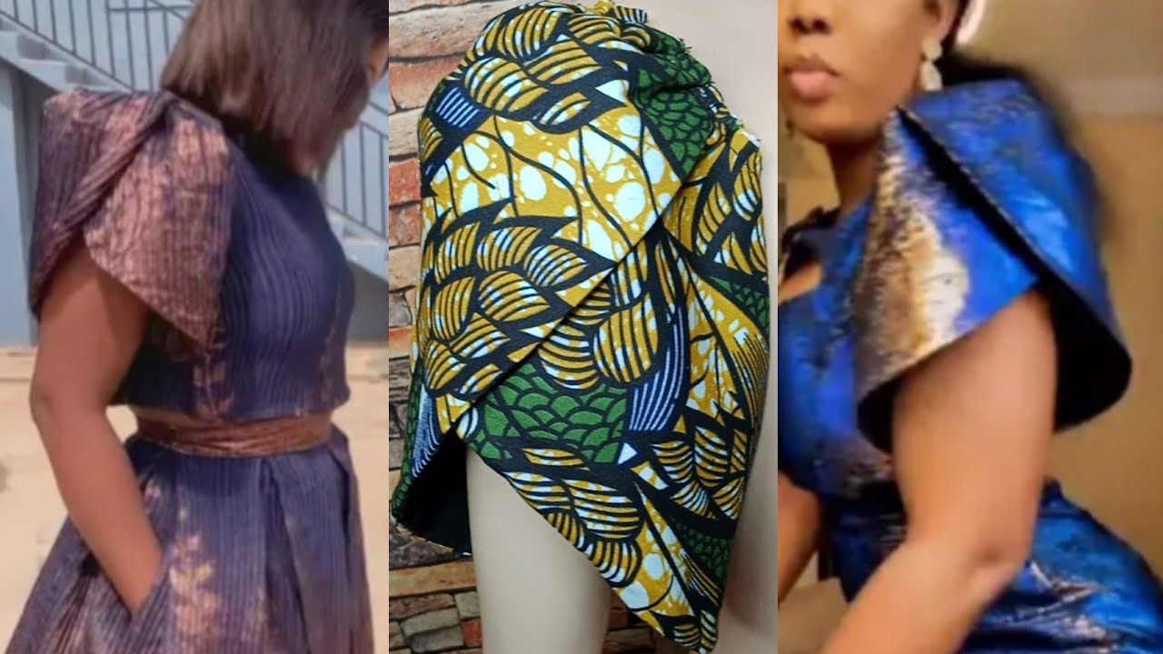 How To Draft, Cut And Sew A Puffy Petal Sleeve Design/ Tulip Sleeve Design (Well Detailed).