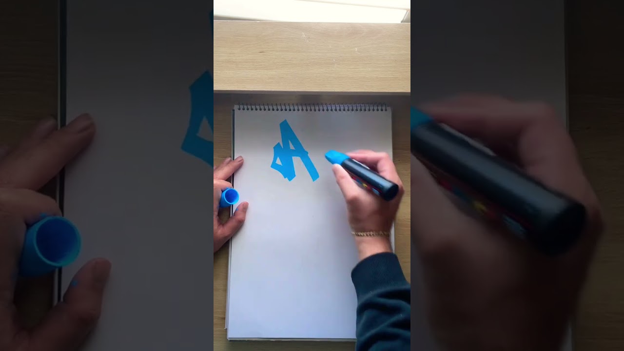 Basic ABC #hiphop #graffiti #stylewriting #tagging #posca #abc