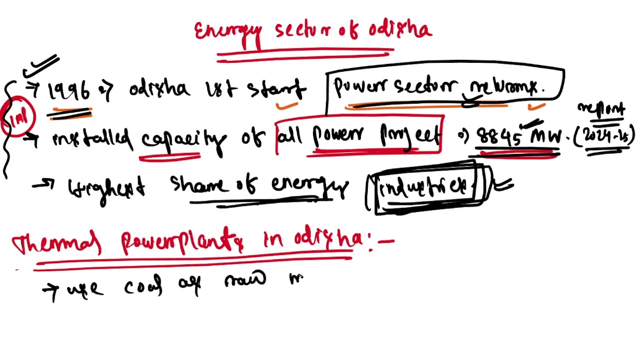 ENERGY SECTOR OF ODISHA CLASS 01