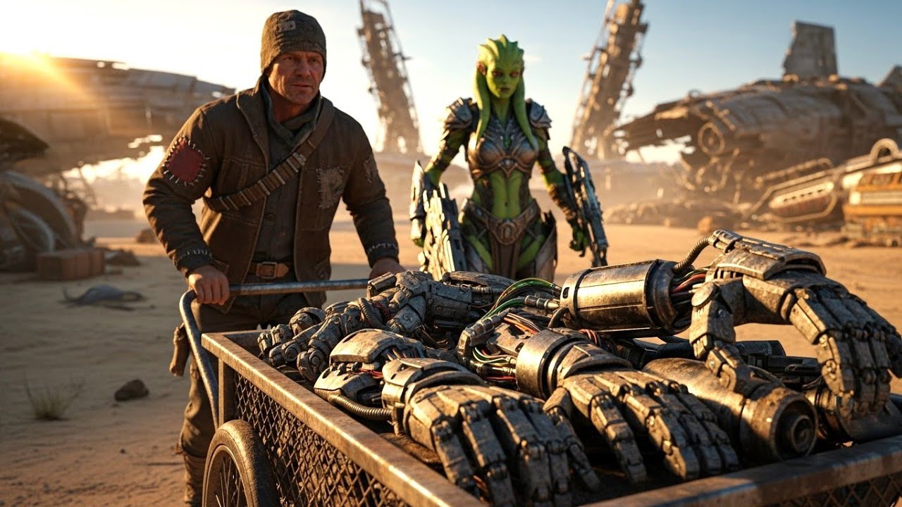 He Was an Ordinary Scavenger, Collecting Rusty Prosthetics, Until an Alien Warrior Arrived for Help