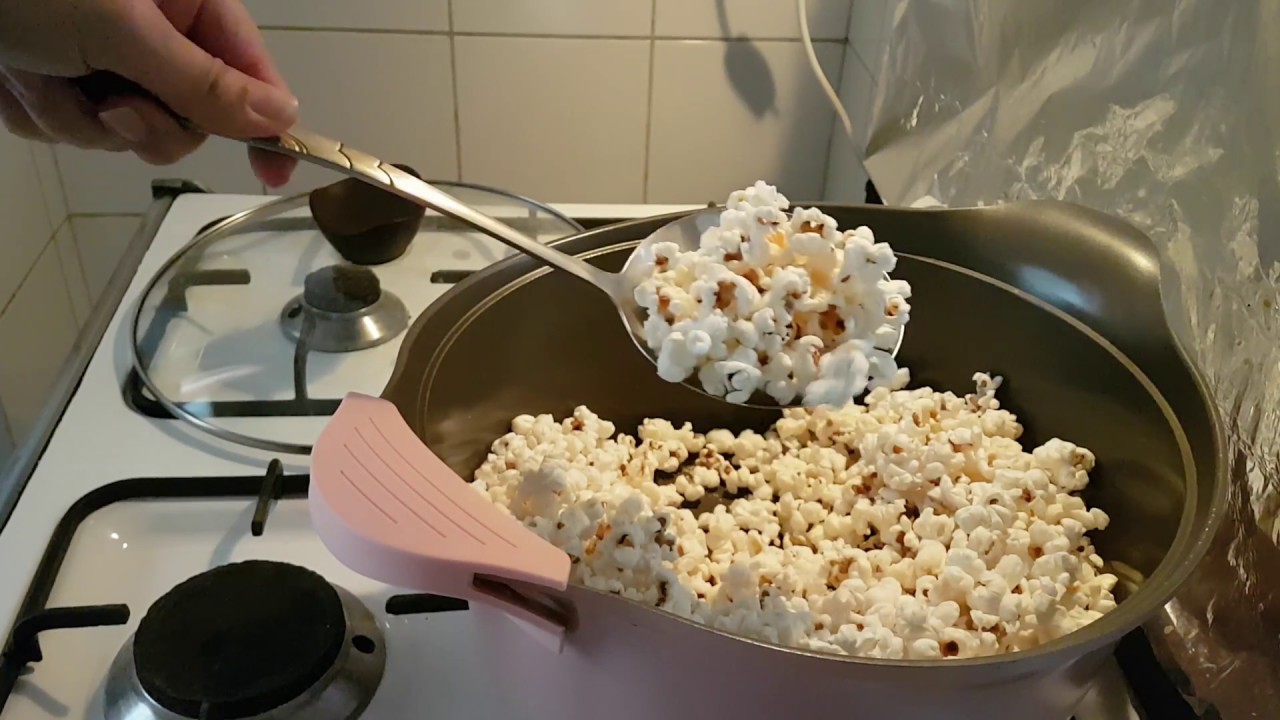 #قناة_ليلى_جواد/ أطيب بوشار ( فوشار- بوب كورن🍿🍿🍿) صحي من دون زيت😋😋