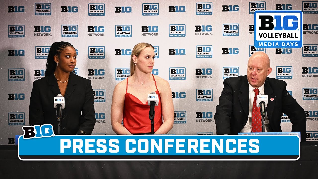 Coaches and Players Address the Media; Wisconsin, Ohio State & More | 2025 B1G Volleyball Media Days