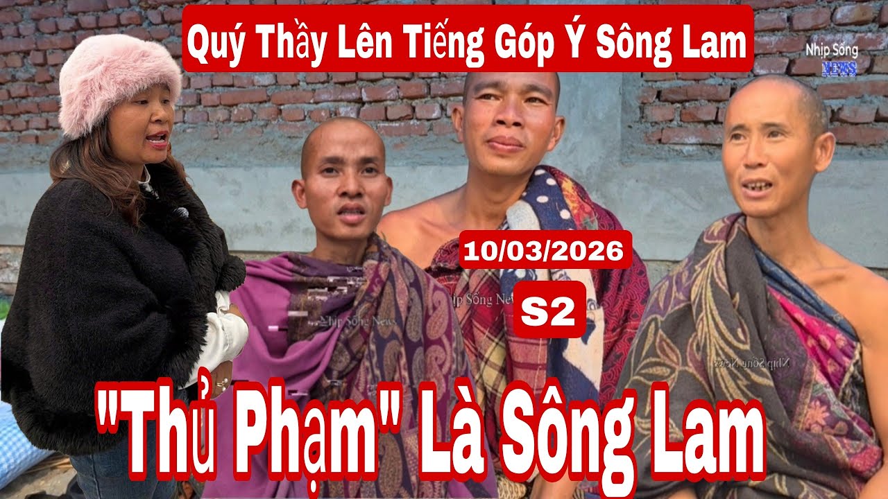 S2: Thủ phạm là Sông Lam quý thầy lên tiếng góp ý cô này! sư Minh Tuệ nói nõ lý do dừng nói pháp 