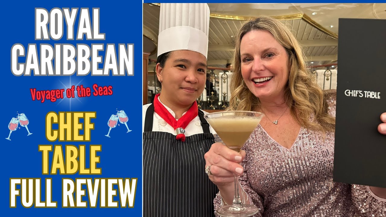 ROYAL CARIBBEAN * CHEF'S TABLE DINNER * Voyager of the Seas * CONCIERGE * Specialty Dining * Wine