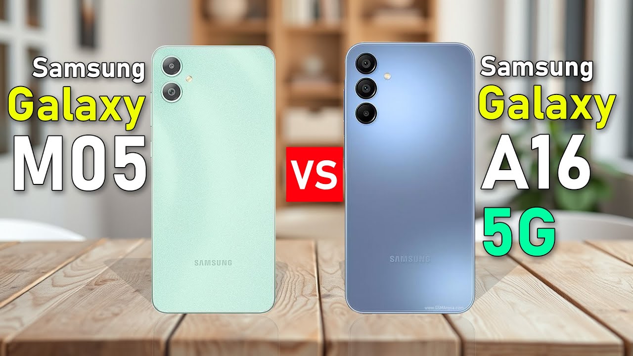 Samsung Galaxy M05 VS Samsung Galaxy A16 5G