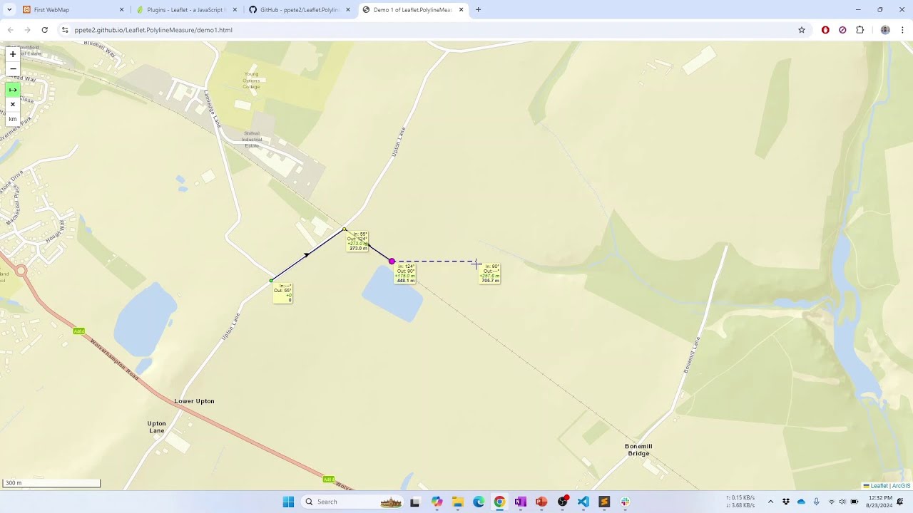 Leaflet Plugins: Measure Tool and Mouse Position