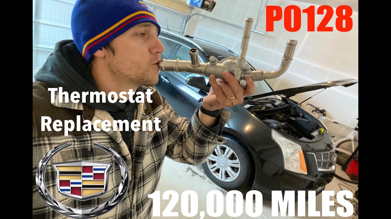 Cadillac SRX 2011 года с пробегом 120 000 миль — замена термостата