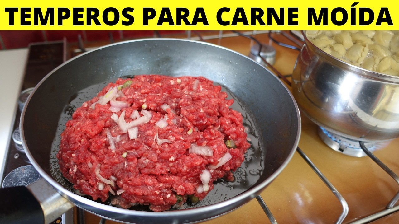 COMO TEMPERAR CARNE MOÍDA: Melhores temperos