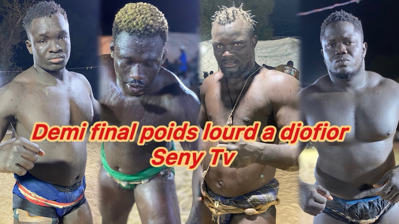 Demi final lourd NIOKHOR ALLIANCE DIENE,SORSO POIT,MBINE NDIOL,SATHIE MBAYE a djofior 
