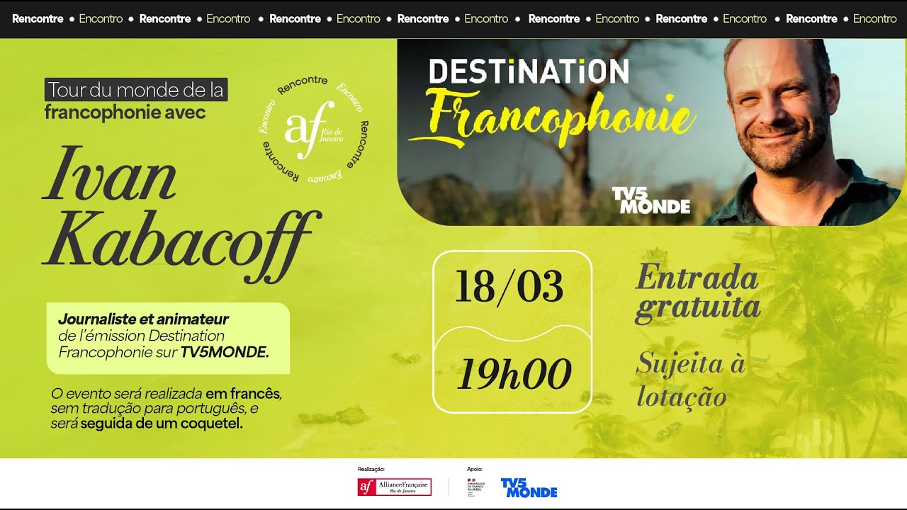 Bate-papo com Ivan Kabacoff do programa Destination Francophonie