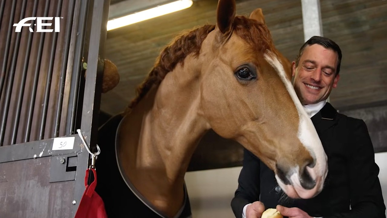 Patience over pressure and trust over timelines, for Justin Verboomen 🥰 | FEI Dressage World Cup™