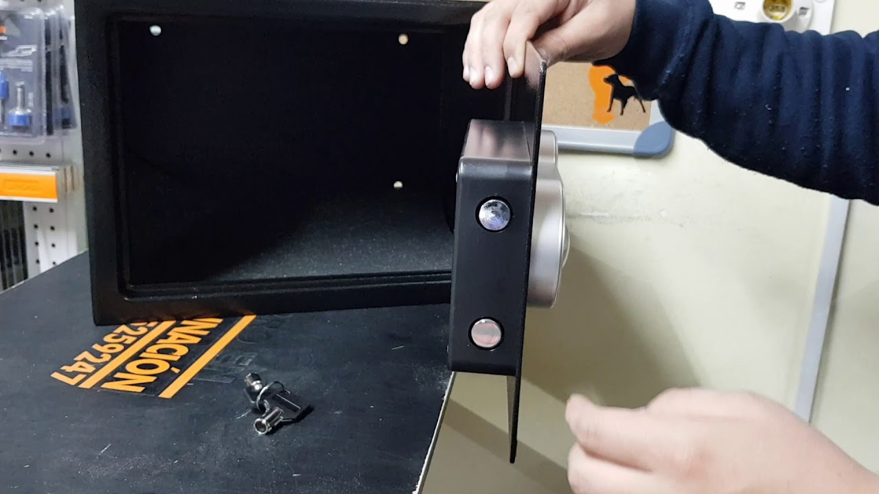 Caja de seguridad electrónica 35 cm, 21 lts Hermex