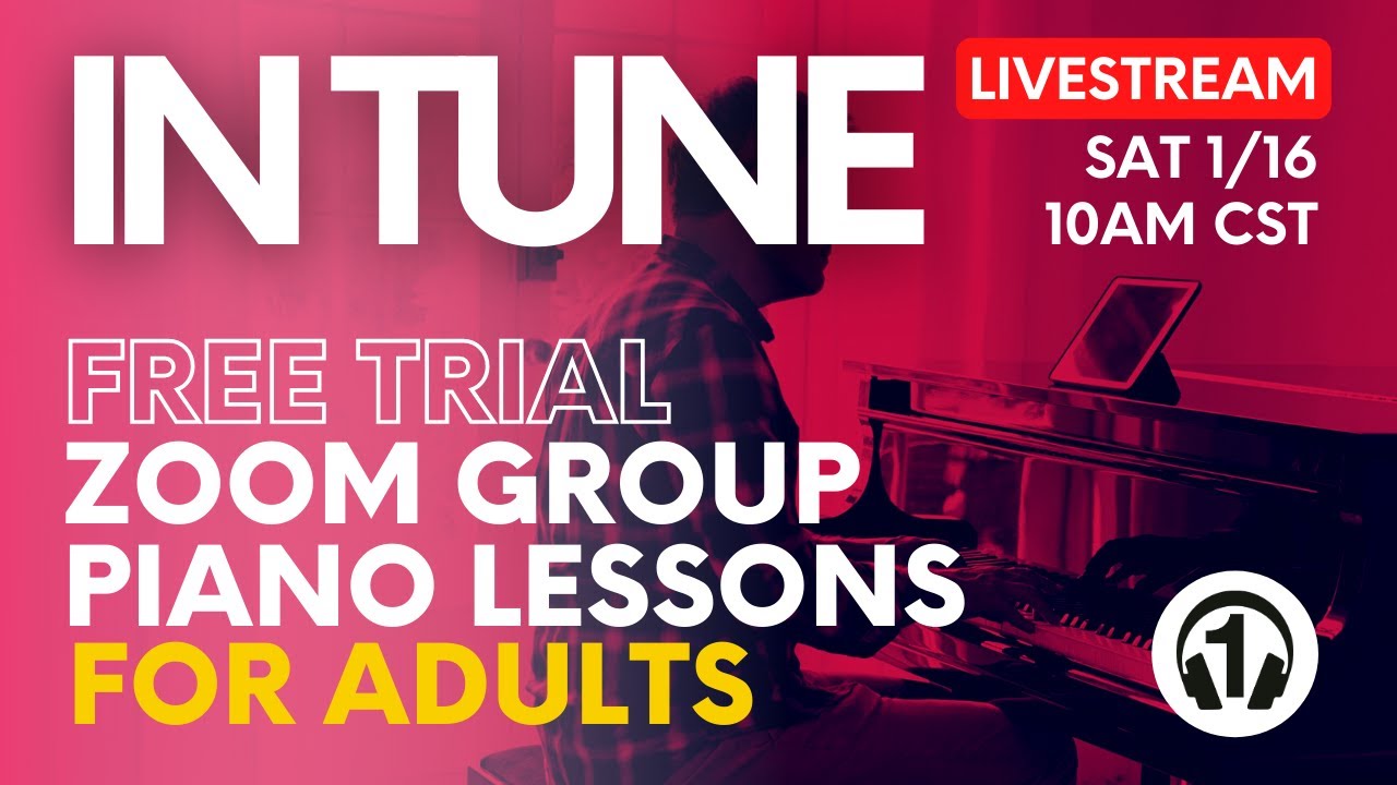 🎹 FREE TRIAL - Zoom Group Piano Lessons