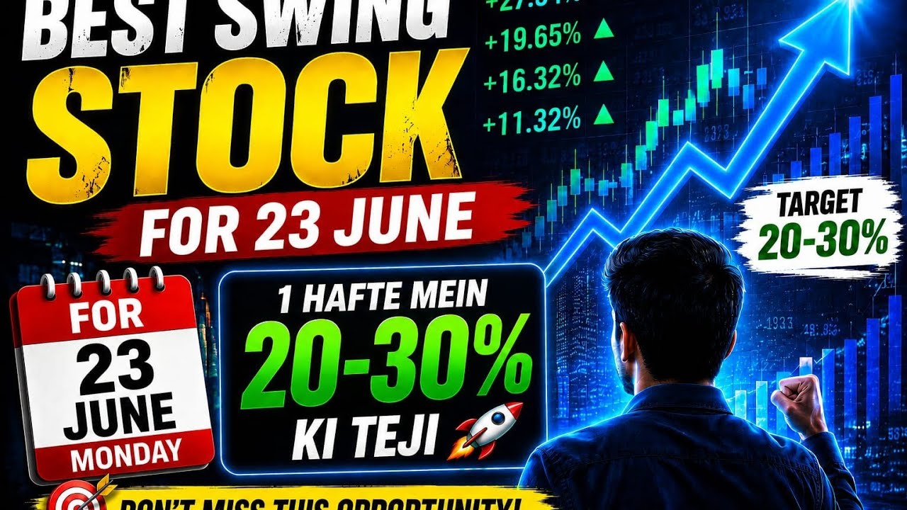 Best Swing Stocks for Tomorrow 🚀 | Top 5 Breakout Stocks | For June 