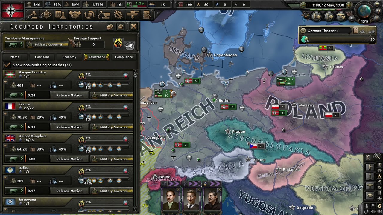 Hearts of Iron 4 Resistance and Compliance Guide (FAST)