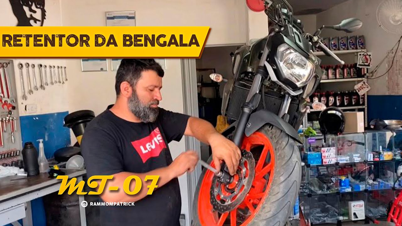 MT07 - RETENTOR DA BENGALA ESTOURADO - YAMAHA