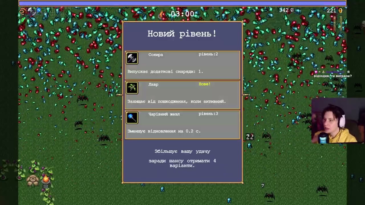 слоп стрім (Vampire Survivors)