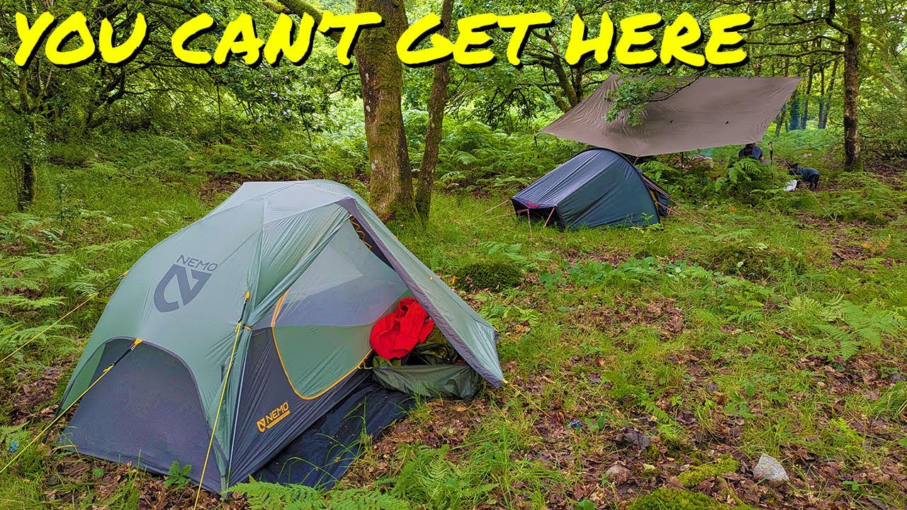 Inaccessible Idyllic Woodland Camp - Bushcraft