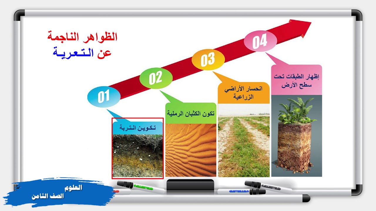 العلوم  - الصف الثامن  - الدرس السادس عشر
