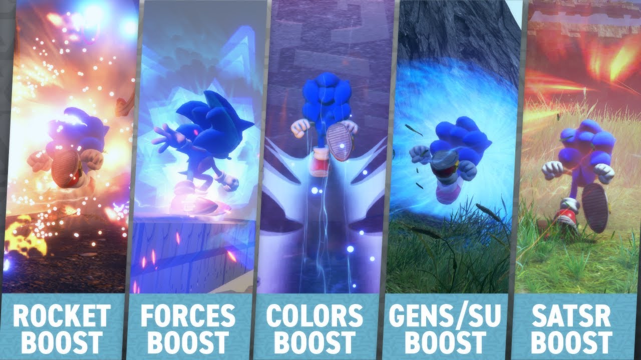 Choose your favorite Boost in Sonic Frontiers