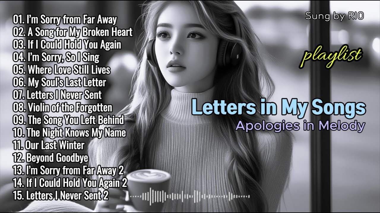 playlist |🎧 Letters in My Songs - Apologies in Melody Vol 1, 노래에 담은 편지. Free Cafe BGM for Relaxing