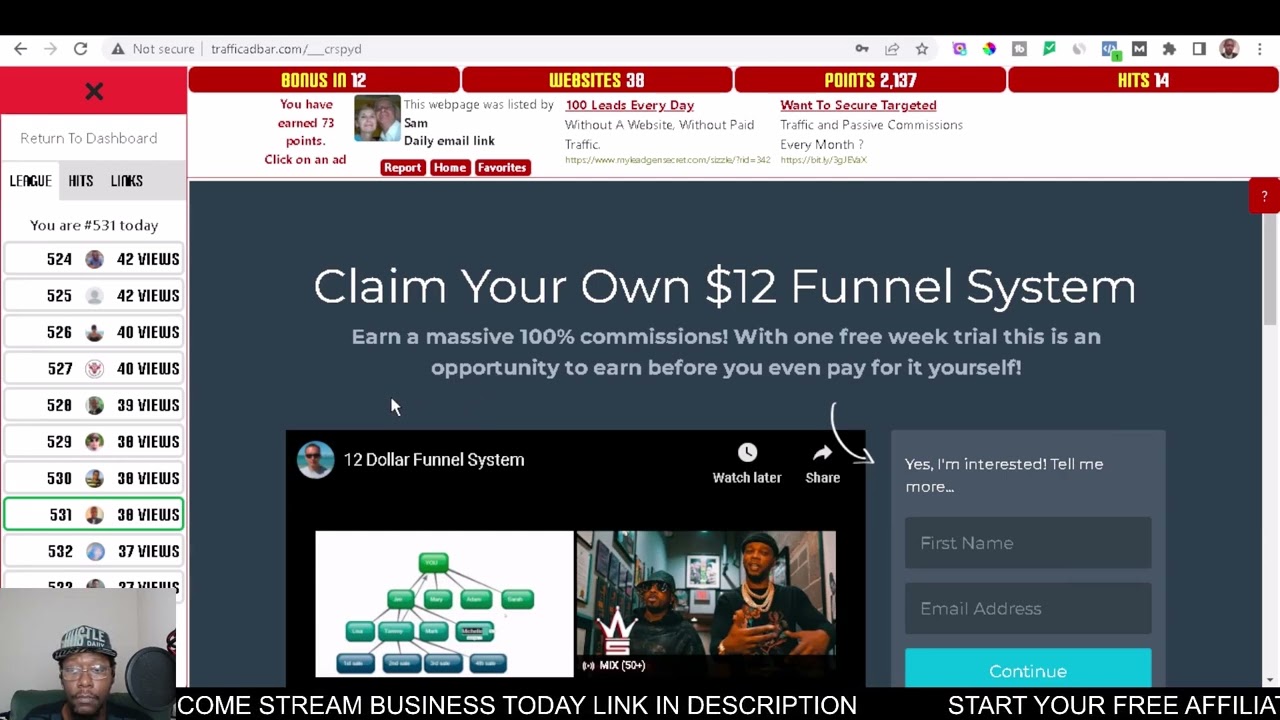 Affiliate Marketing Traffic Ad Bar Spy Method - Is It Really Free? #affiliatemarketing #trafficadbar