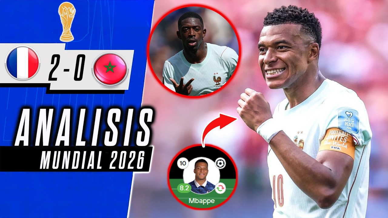QUIEN LA FRENA? | FRANCIA vs MARRUECOS 2-0 | Analisis del PARTIDO | Mundial 2026
