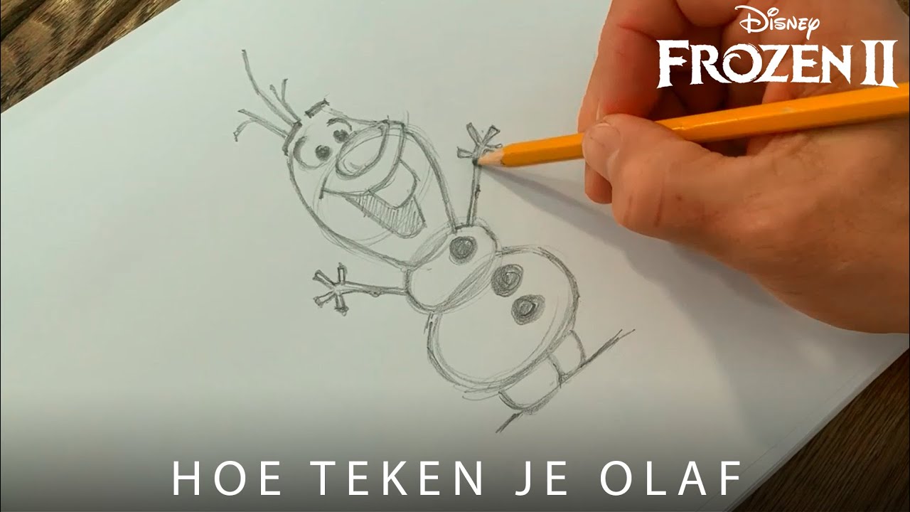 Frozen 2 | Bonus: Hoe teken je Olaf | Disney NL