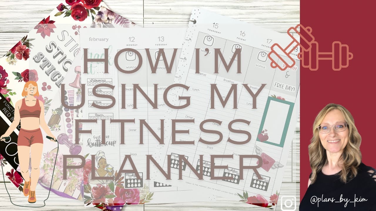 How I’m using my fitness planner | Plan With Me | Happy Planner