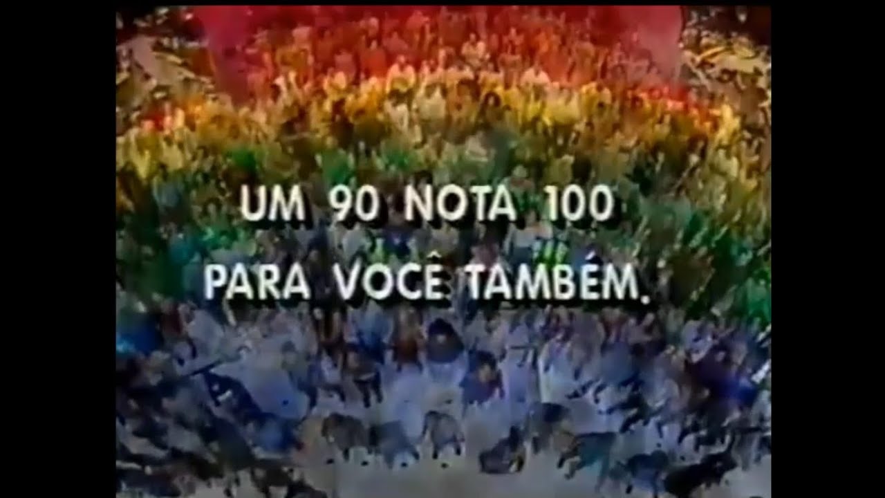 Vinheta de Fim de Ano Globo 90 é Nota 100+Video Show Making Off da Vinheta Rede Globo em 1989