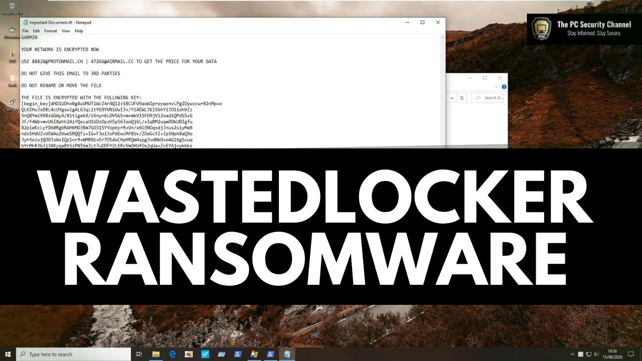 Программа-вымогатель WastedLocker: анализ и демонстрация угрозы, которая обошлась Garmin в миллионы