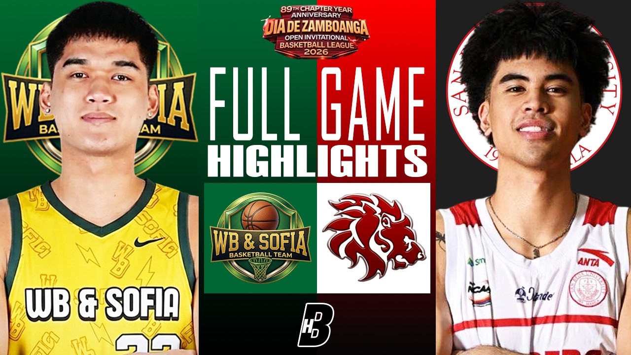 WB & SOFIA vs San Beda Full Game Feb 22, 2026 | Dia de Zamboanga Open Invitational Basketball 2026